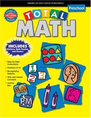 Cover of: Total Math, Preschool (Total Math)
