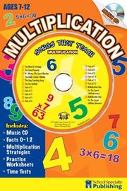 Cover of: Multiplication Sing Along Activity Book with CD: Songs That Teach Multiplication (Sing Along Activity Books)