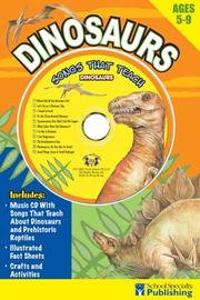 Cover of: Dinosaurs Sing Along Activity Book with CD: Songs That Teach Dinosaurs (Sing Along Activity Books)
