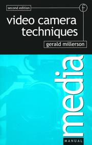 Cover of: Video camera techniques by Gerald Millerson