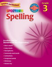 Cover of: Spectrum Spelling, Grade 3 (Spectrum)