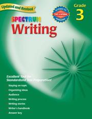 Cover of: Spectrum Writing, Grade 3 (Spectrum)