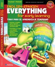 Cover of: English-Spanish Everything for Early Learning, Preschool (Everything for Early Learning)
