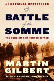 The Battle of the Somme by Martin Gilbert