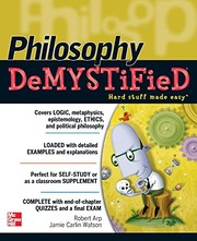 Cover of: Philosophy demystified