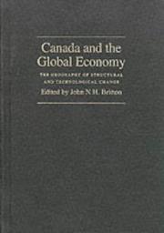 Cover of: Canada and the Global Economy by 
