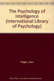 Cover of: The psychology of intelligence