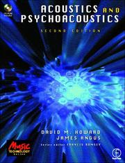 Cover of: Acoustics and psychoacoustics