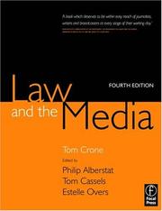 Law and the media by Tom Crone