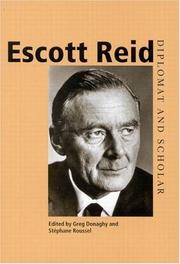 Cover of: Escott Reid by 