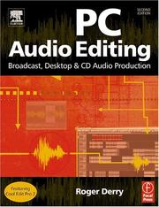 Cover of: PC Audio Editing by Roger Derry