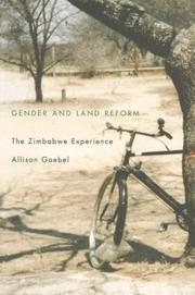 Cover of: Gender And Land Reform by Allison Goebel, Allison Goebel