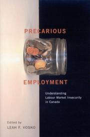 Cover of: Precarious Employment: Understanding Labour Market Insecurity in Canada