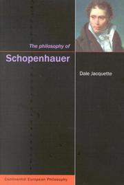 Cover of: Philosophy of Schopenhauer (Continental European Philosophy)