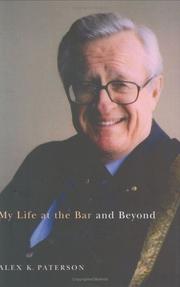 Cover of: My Life at the Bar And Beyond (Footprints) by Alex K. Paterson