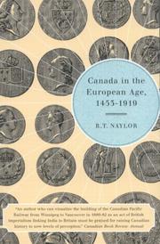 Cover of: Canada in the European Age: 1453-1919