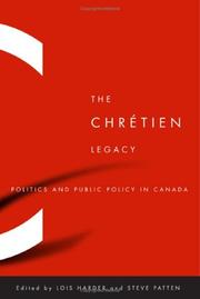Cover of: The Chretien Legacy by 
