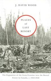 Cover of: Places of Last Resort by J. David Wood, J. David Wood