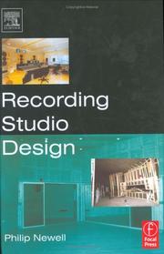 Cover of: Recording studio design