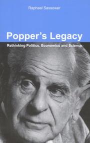 Cover of: Popper's Legacy by Raphael Sassower