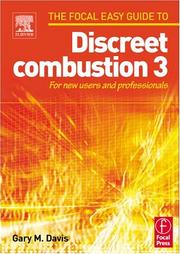 Cover of: Focal Easy Guide to Discreet combustion 3 by Gary M Davis