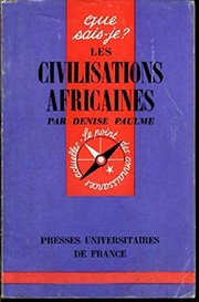 Cover of: Les civilisations africaines
