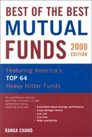 Cover of: Best of the Best Mutual Funds: 2000 Edition (Best of the Best Mutual Funds)