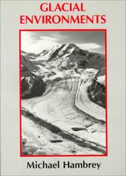 Cover of: Glacial environments by M. J. Hambrey