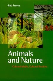 Cover of: Animals and nature: cultural myths, cultural realities