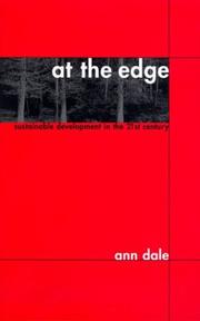 Cover of: At the edge: sustainable development in the 21st century