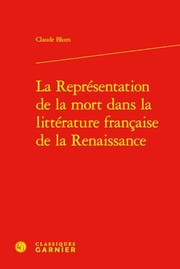 Cover of: Representation de la Mort Dans la Litterature Francaise de la Renaissance