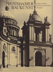 Cover of: Potsdamer Baukunst: das klassische Potsdam