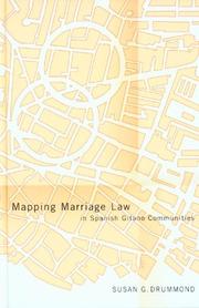 Cover of: Mapping Marriage Law in Spanish Gitano Communities (Law and Society) by Susan G. Drummond