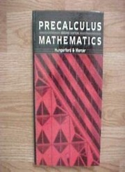Cover of: Precalculus mathematics
