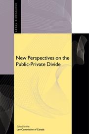 Cover of: New perspectives on the public-private divide