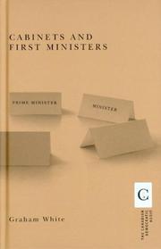 Cover of: Cabinets And First Ministers (Canadian Democratic Audit)