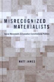 Cover of: Misrecognized Materialists by Matt James