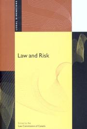 Cover of: Law And Risk (Legal Dimensions)