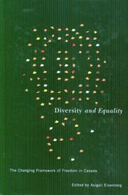 Cover of: Diversity and Equality | Avigail Eisenberg