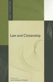 Cover of: Law and Citizenship (Legal Dimensions)