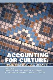 Cover of: Accounting for Culture: Thinking Through Cultural Citizenship (Governance Series)