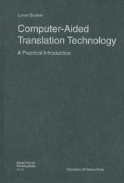 Cover of: Computer-aided translation technology by Lynne Bowker