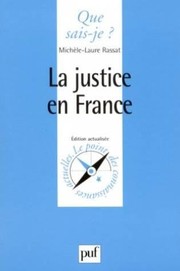 Cover of: La justice en France