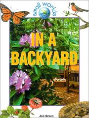 Cover of: In a Backyard (Small Worlds)