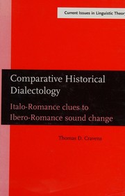 Cover of: Comparative historical dialectology by Thomas D. Cravens