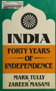 Cover of: India: forty years of independence