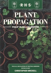 Cover of: Plant propagation by P. D. A. McMillan Browse
