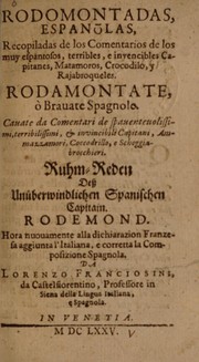 Cover of: Rodomontadas, Espanolas, recopiladas de los comentarios ...