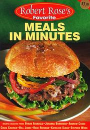 Cover of: Meals in Minutes (Robert Rose's Favorite)