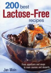 Cover of: 200 Best Lactose-Free Recipes by Jan Main
